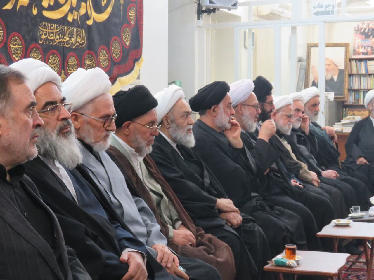 برگزاری مراسم عزاداری فاطمیه دوم در دفتر آیت‌الله فاضل لنکرانی /کتمان حقیقت امامت و پیامدهای آن