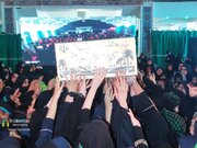 شکوه میزبانی دختران فاطمی از پیکر مطهر یک لاله زهرایی در کرمان