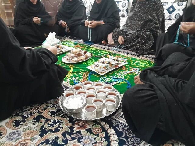 برگزاری محفل روضه مادرانه «خانه به خانه» ویژه ایام فاطمیه در روستای درجادون