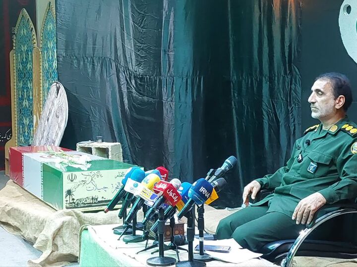 تشییع پیکر شهدای گمنام همزمان با شهادت حضرت فاطمه زهرا(س) در ایلام