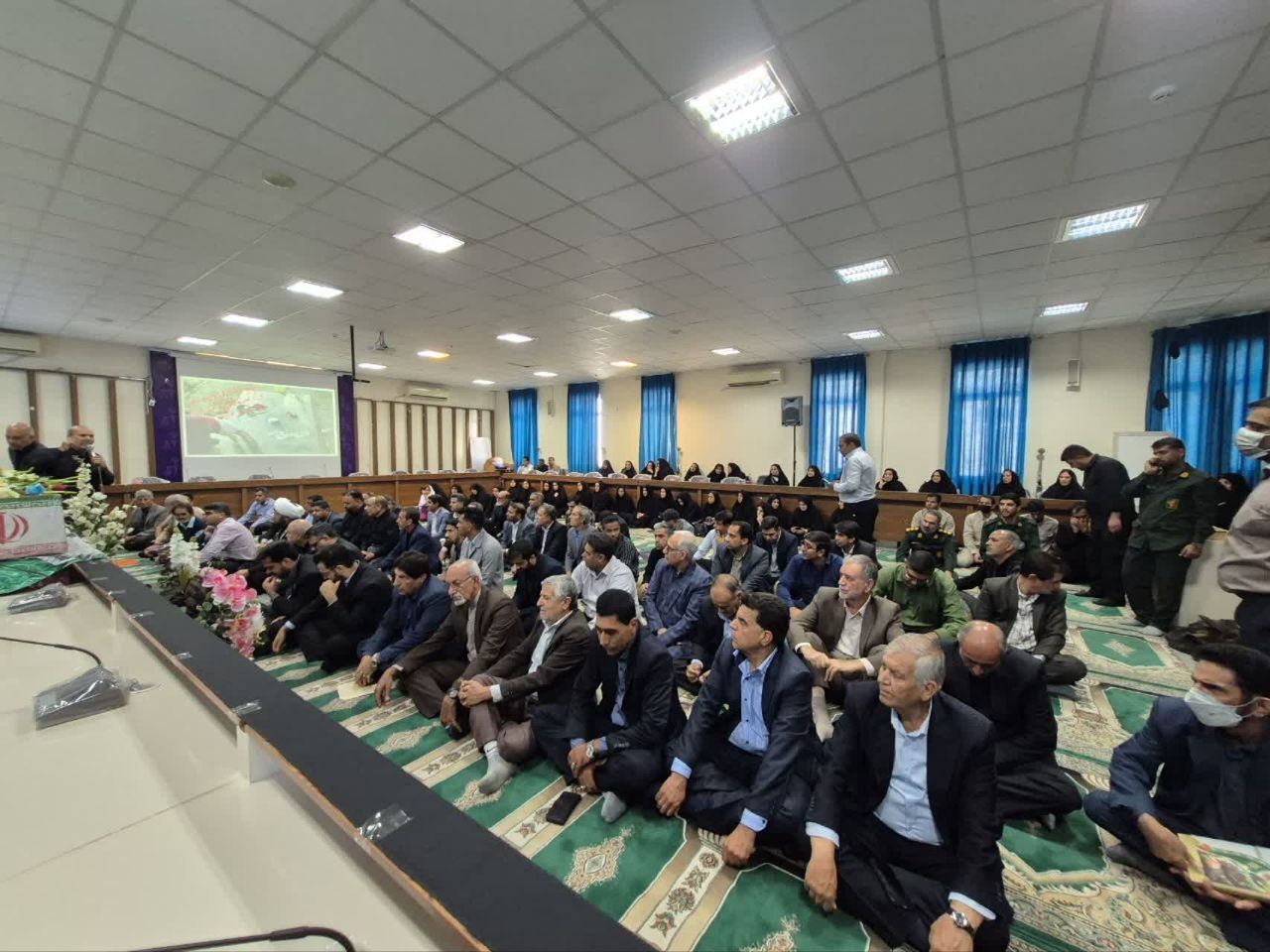 پیوند عدالت و ایثار؛ استقبال از شهید گمنام در دادگستری جیرفت