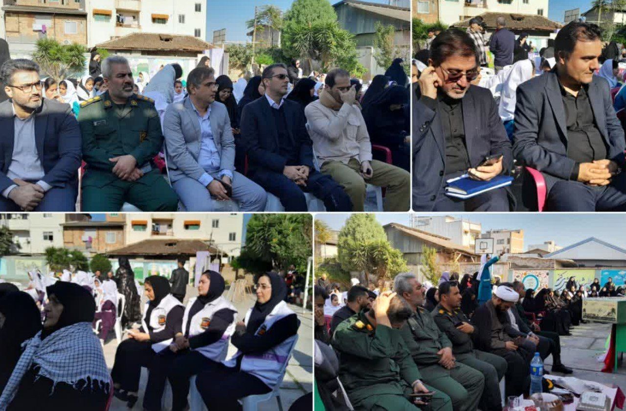 دانش آموزان مازندرانی شاگردان خوب شهدای گمنام