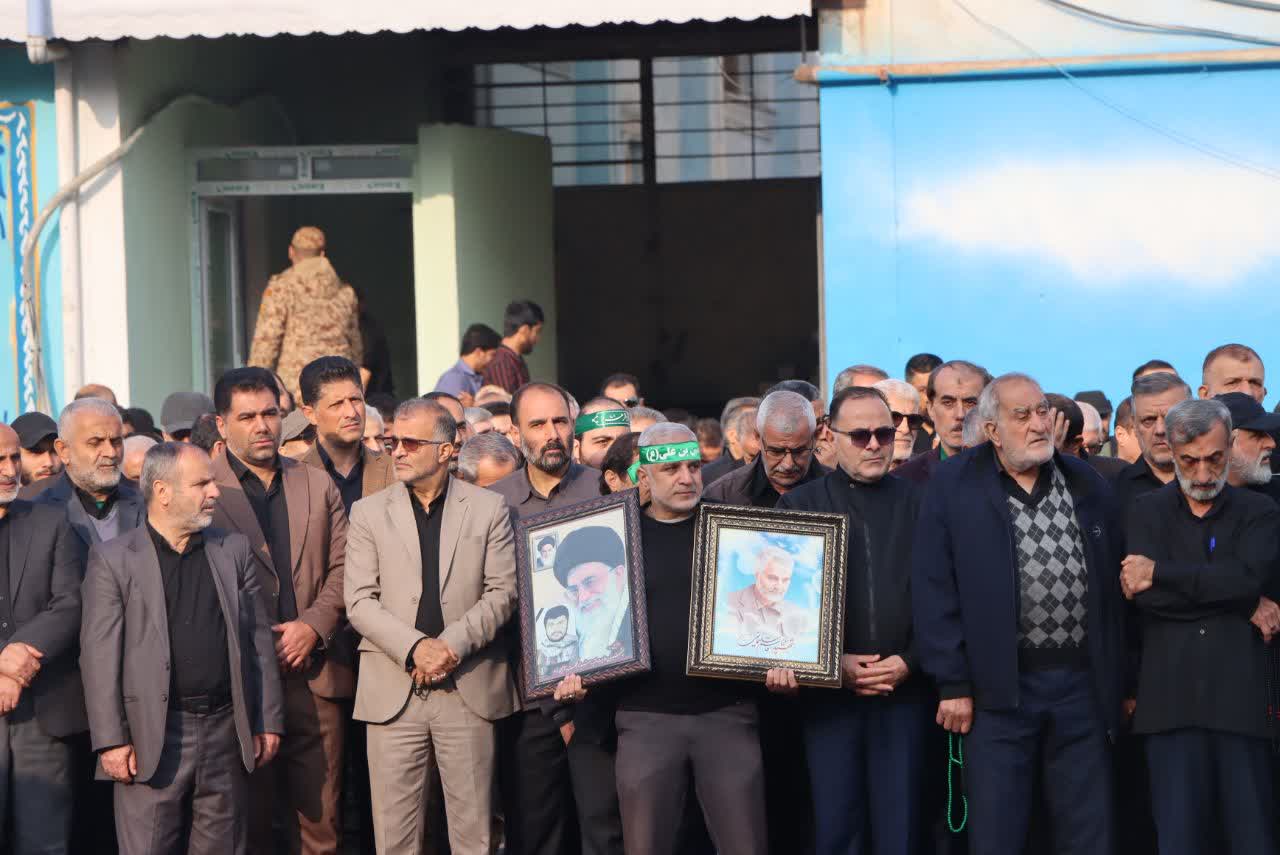 تشییع پیکرهای پاک شهدای گمنام در رشت