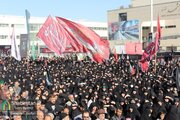 تشییع با شکوه شهدا در شهر شهادت