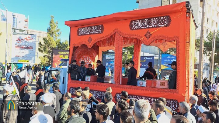 روایت اشک و سکوت؛ تشییع پیکر ۶ شهید گمنام در سرمای پاییزی بیرجند