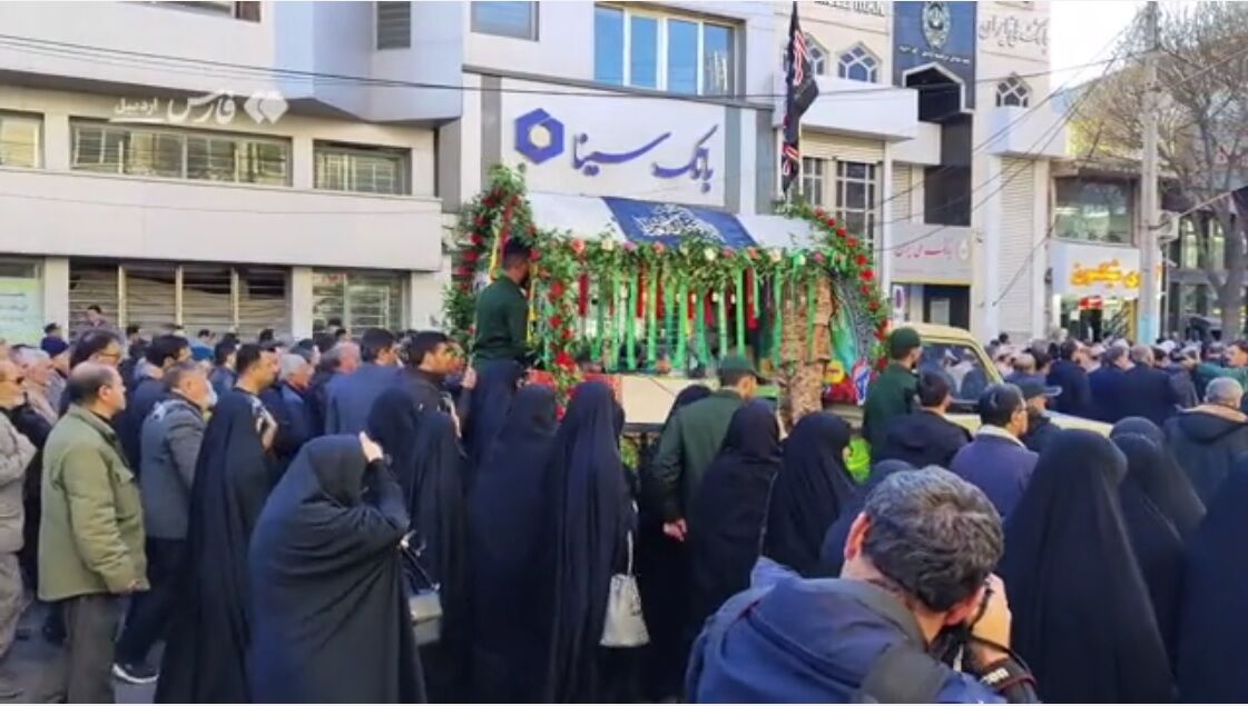 آوای «یا فاطمه (س)» با عطر ۳ شهید گمنام / مردم ولایی اردبیل اشک شوق ریخت