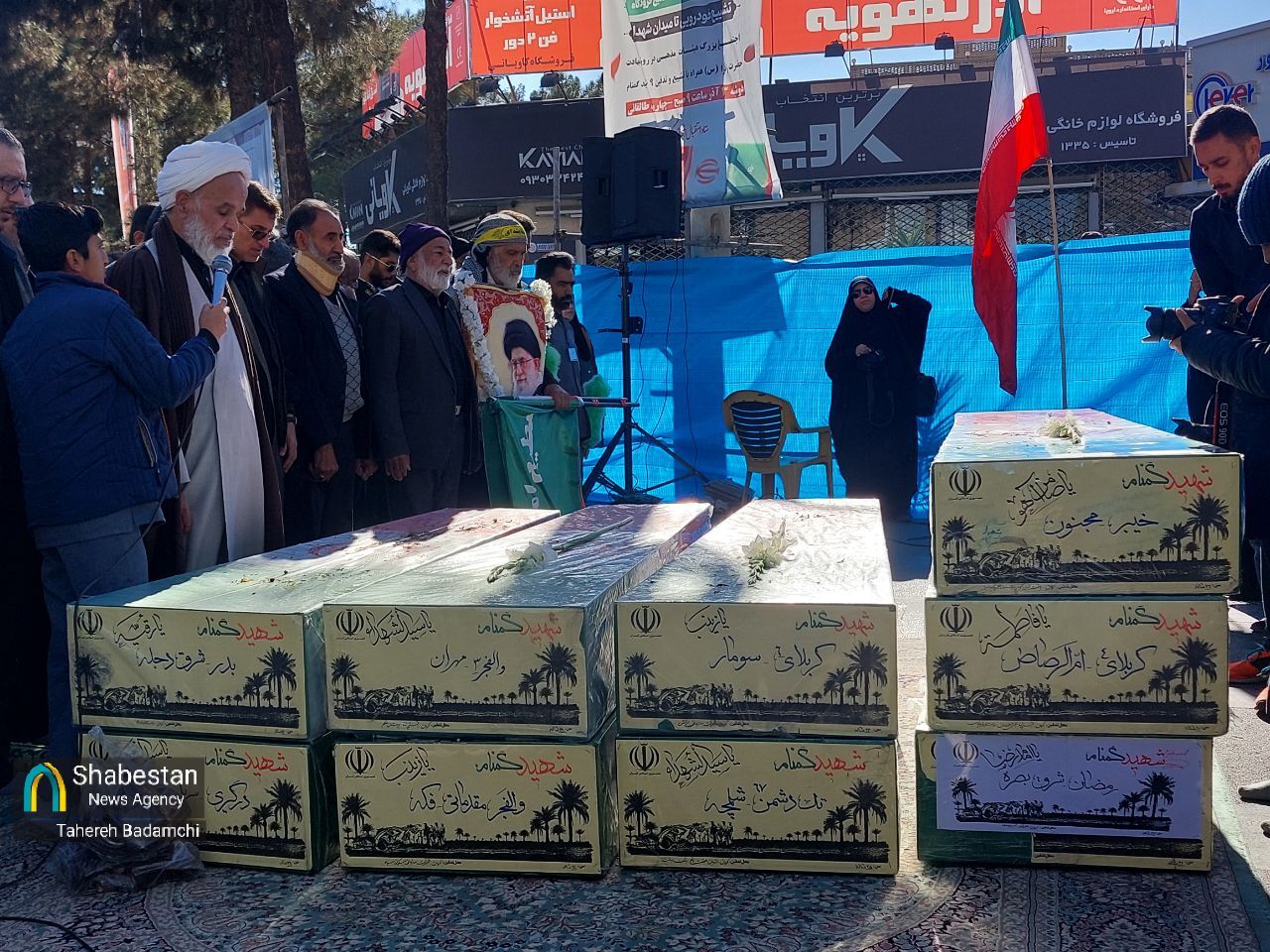 تدفین پیکرهای مطهر شهدای گمنام تازه تفحص در استان کرمان به پایان رسید