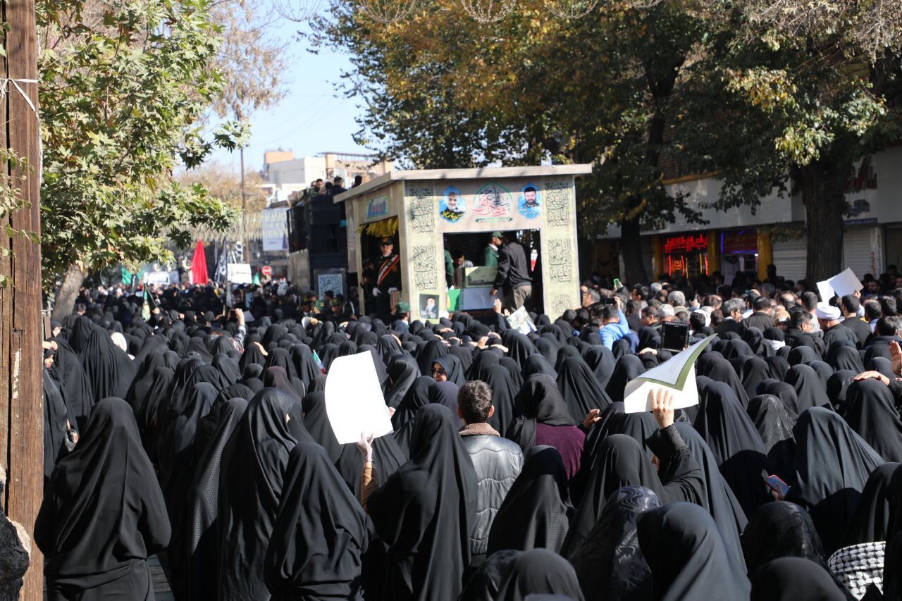 حضور باشکوه مردم در تشییع شهدا بیعتی دوباره با راه فاطمه زهرا(س) و آرمان‌های شهدا است