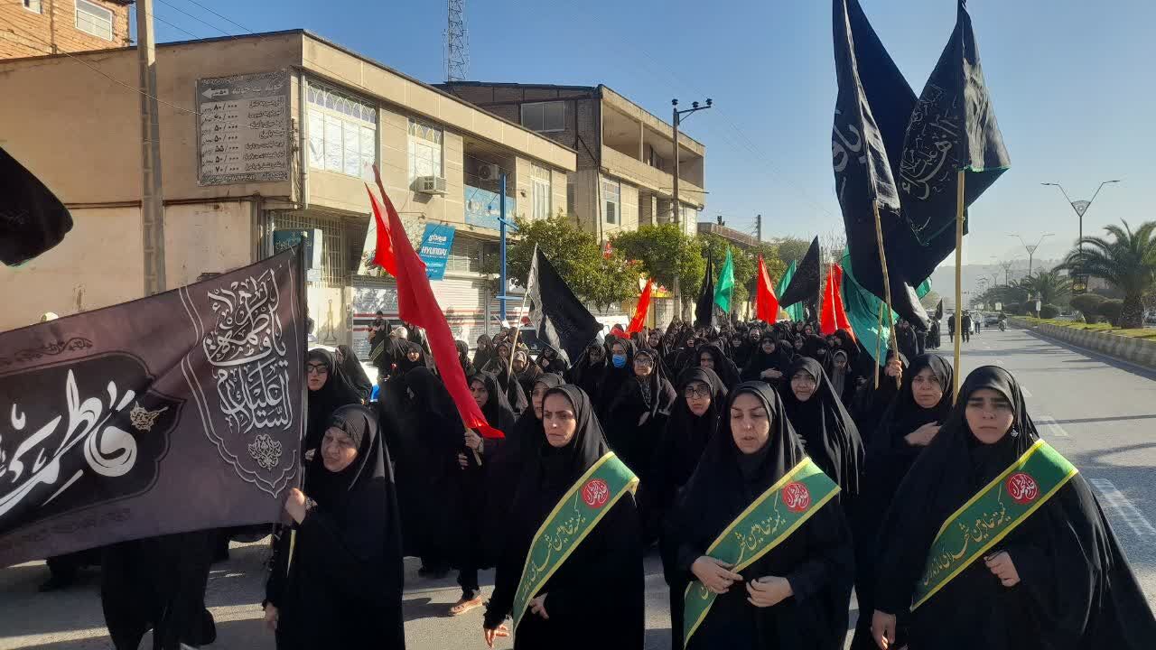 بهشهر در غم شهادت یاس کبود گریست