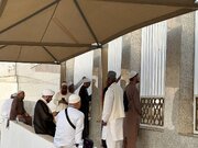 اقدام جمعی زائران ایرانی در مکه در سالروز شهادت حضرت زهرا(س)