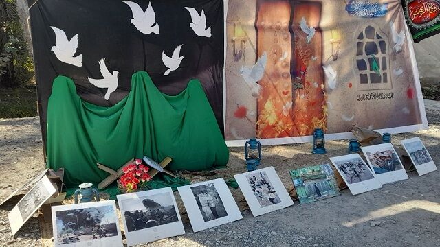 وقتی بچه‌های مسجد هرمزگان تابوت حضرت زهرا(س) را بر دوش گرفتند و شهید گمنام را بدرقه کردند