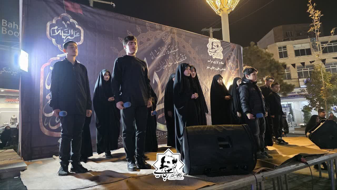 ویژه برنامه فاطمیه(س) در مسجد امیرالمومنین(ع) محله اوقافی‌های کرج