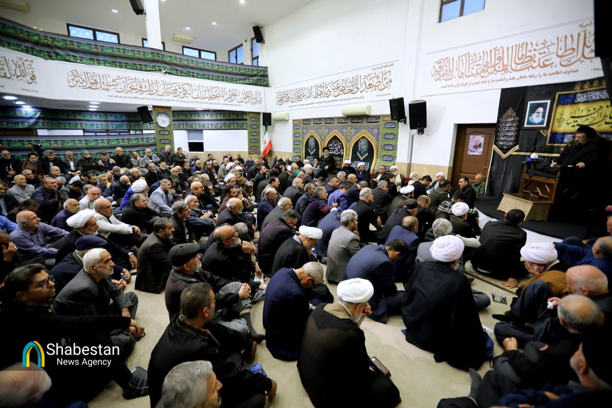 پایان ۵ روز عزاداری فاطمی در بیت الزهرا (س)