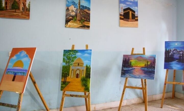 برپایی رویداد هنری نگارستان بهزاد در استان هرات افغانستان