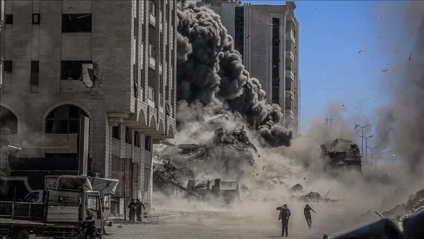 حمله شدید هوایی، زمینی و دریایی رژیم صهیونیستی به بخش‌های مختلف غزه