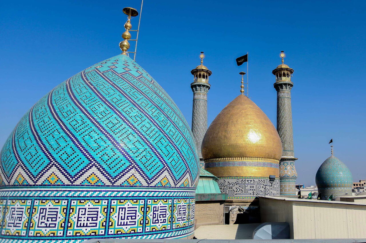 عزاداری جوانان پاکستانی در حرم حضرت عبدالعظیم حسنی (ع)