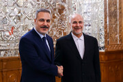 دیدار وزیر امور خارجه ترکیه با محمدباقر قالیباف