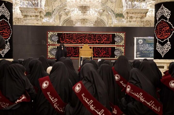 میزبانی آستان مقدس علوی از دانشجویان مؤسسۀ علوم قرآنی الزهرا (س)