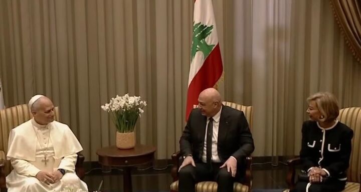 گفت‌وگوی صمیمانه جوزف عون و پاپ لئون چهاردهم در بیروت؛ پیام‌هایی از صلح، ایمان و بازسازی امید