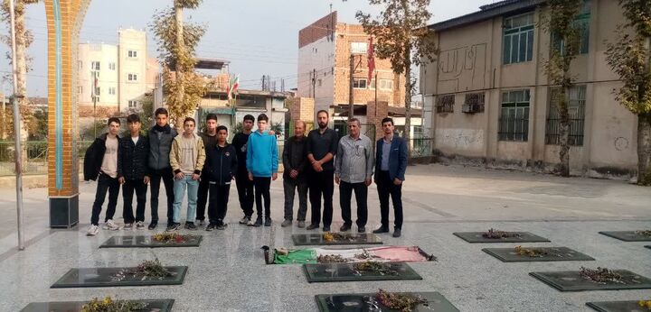 قرار هفتگی بچه مسجدی های گرجی محله بهشهر با شهدا