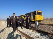 پایان ریل‌گذاری دو خطه مسیر زنجان–قزوین / تأکید وزیر راه و شهرسازی بر بهره‌برداری کامل تا پایان سال