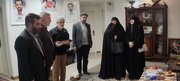 دیدار رئیس سازمان بسیج اساتید با خانواده شهید احمدی روشن در آستانه روز تکریم مادران و همسران شهدا