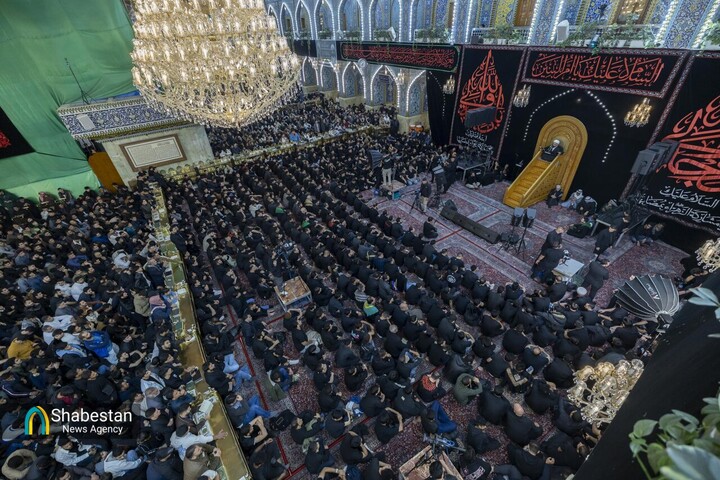 عزاداری وفات حضرت ام‌البنین (ع) در آستان مقدس عباسی