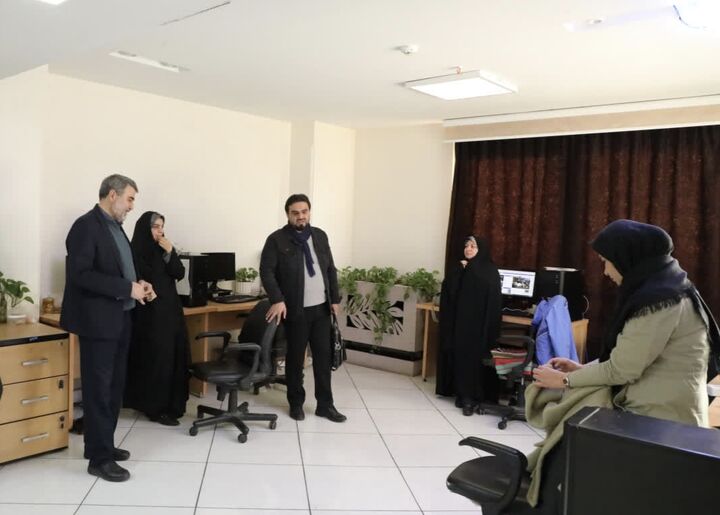 بازدید مدیر و کارشناسان روابط عمومی ستاد کانون‌های مساجد کشور از خبرگزاری شبستان