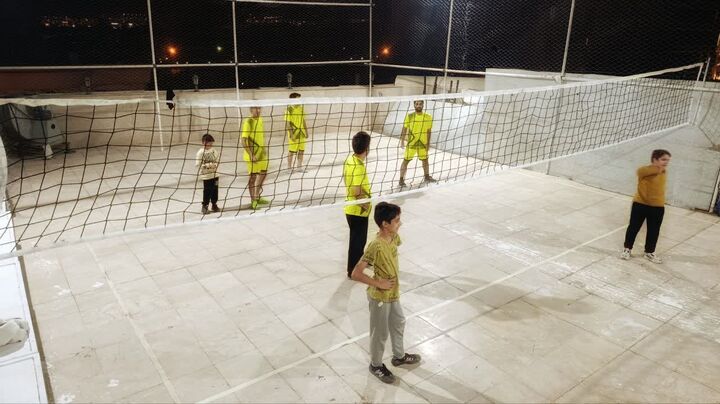 ابتکار والیبالی و جذاب یک مسجد