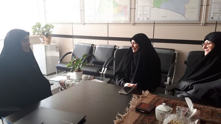 دیدار مسئول امور بانوان ستاد عتبات عالیات کشور با مدیرکل امور زنان استانداری خراسان شمالی