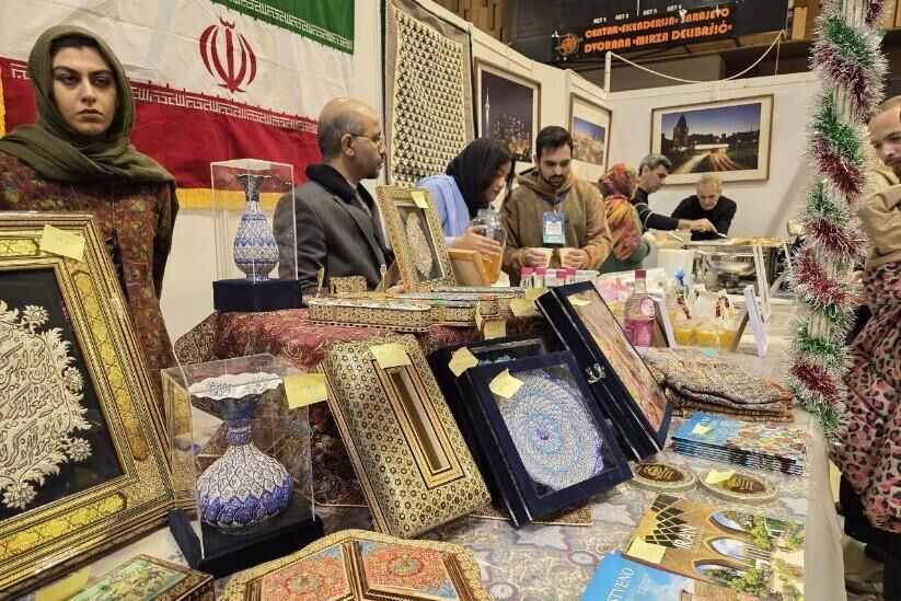 ایران هنر و غذای خود را در بازار خیریه سارایوو عرضه کرد