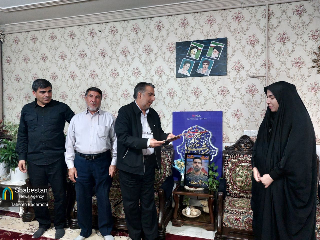 سه‌شنبه‌ای برای تکریم خانواده شهید مدافع مرزهای وطن