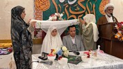 ازدواج یک زوج جوان در جوار مرقد پیامبر اسلام (ص)