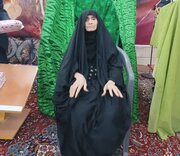 بانویی که حسینیه را با دست‌های خودش بزرگ کرد