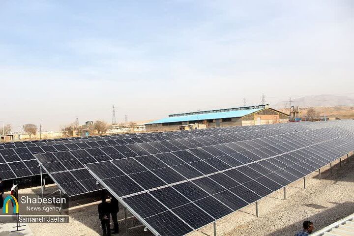 نیروگاه خورشیدی بستری برای خودکفایی نیازمندان اصفهان شد