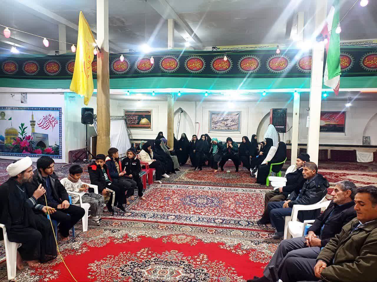 جشن، نذری و نشست مردمی در مسجد صاحب‌الامر(عج) اراک