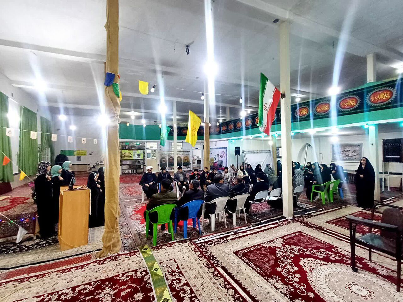 جشن، نذری و نشست مردمی در مسجد صاحبالامر(عج) اراک