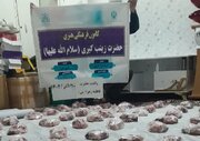 به مناسبت ولادت حضرت زهرا (س) ۷۵ بسته گوشت قربانی در بین نیازمندان توزیع شد