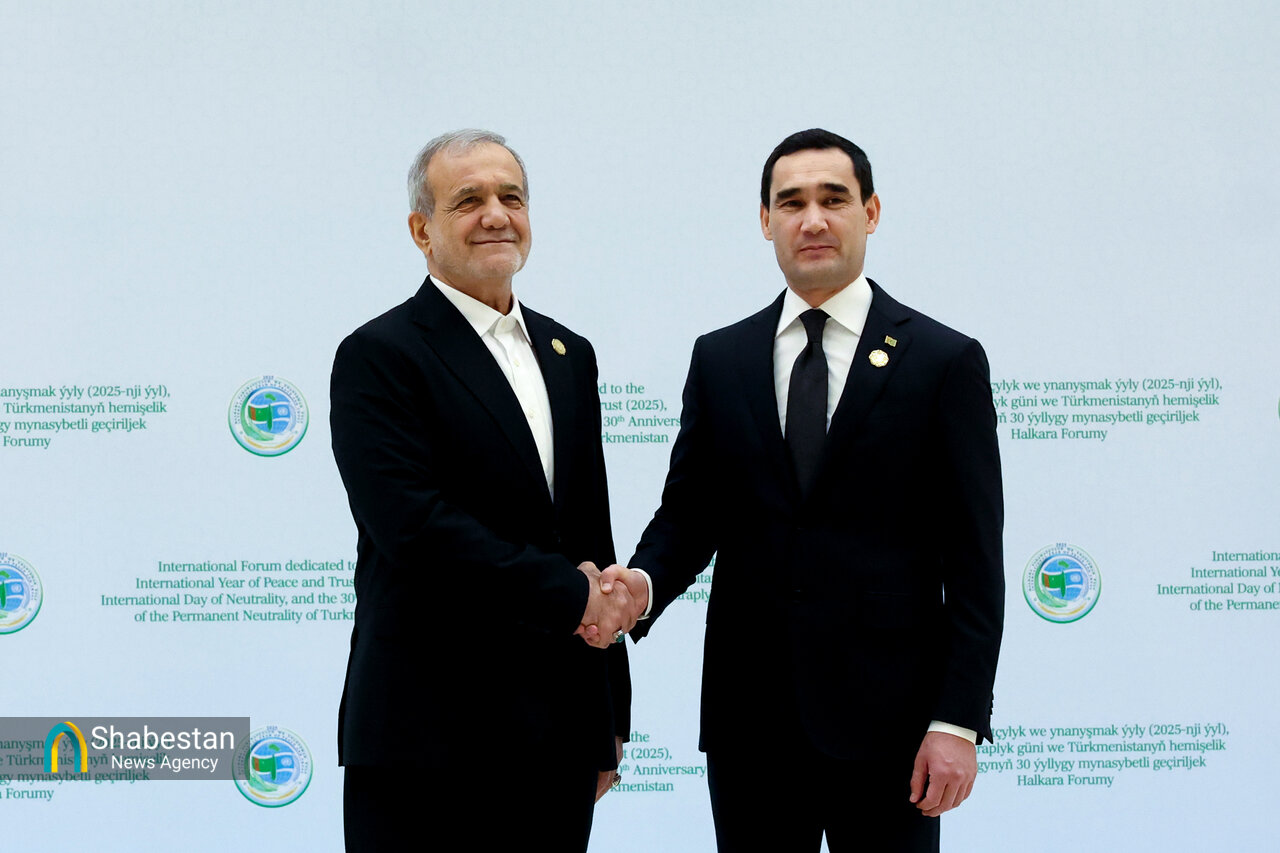 گزارش تصویری از سفر پزشکیان به ترکمنستان