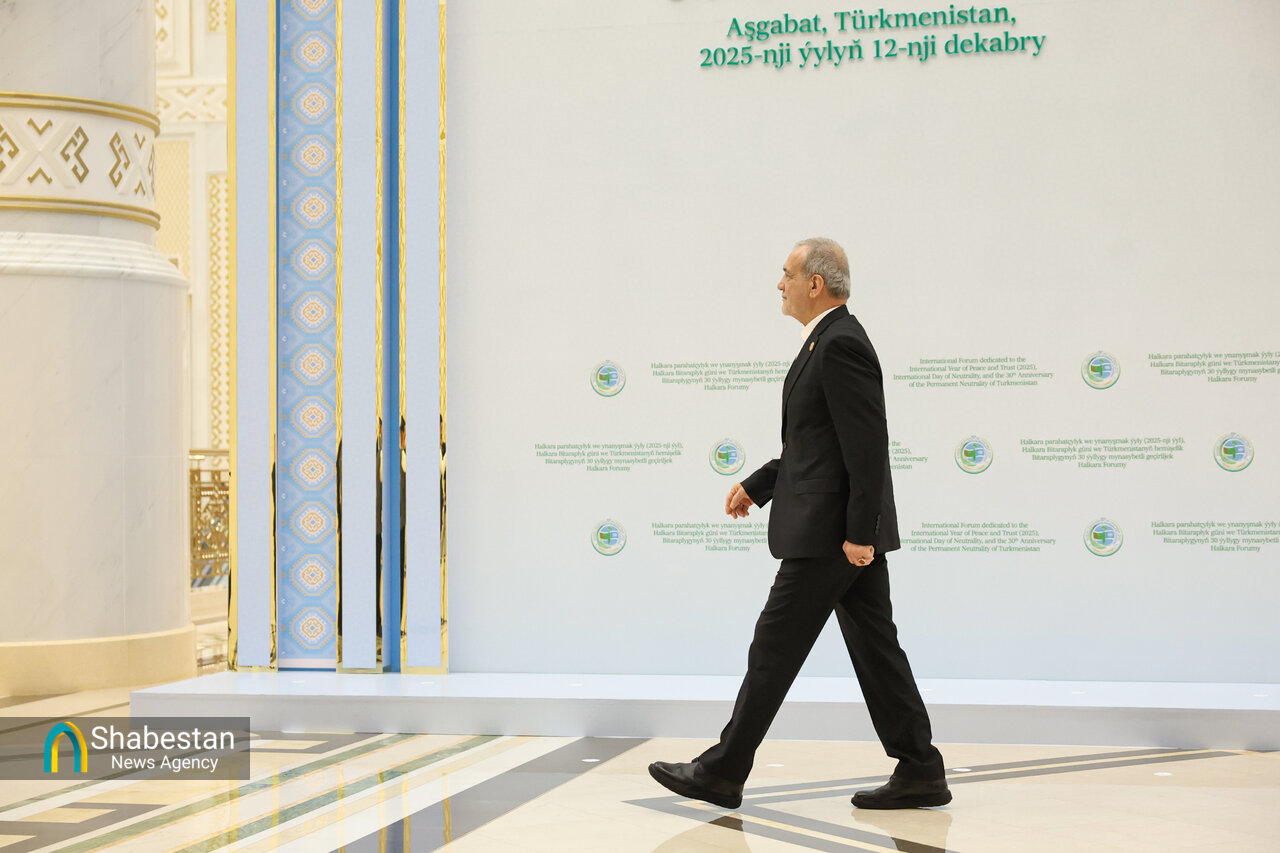 گزارش تصویری از سفر پزشکیان به ترکمنستان