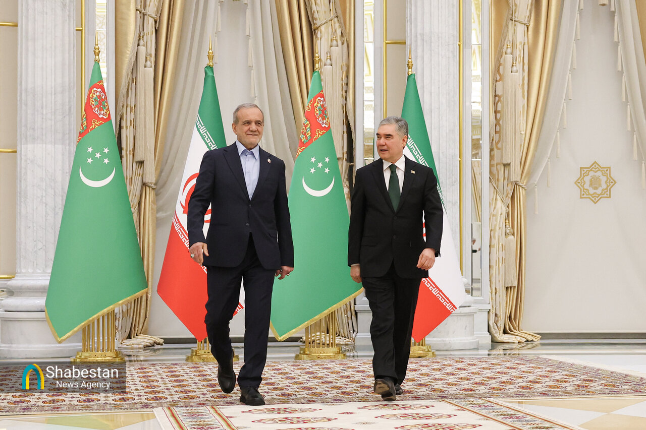 گزارش تصویری از سفر پزشکیان به ترکمنستان