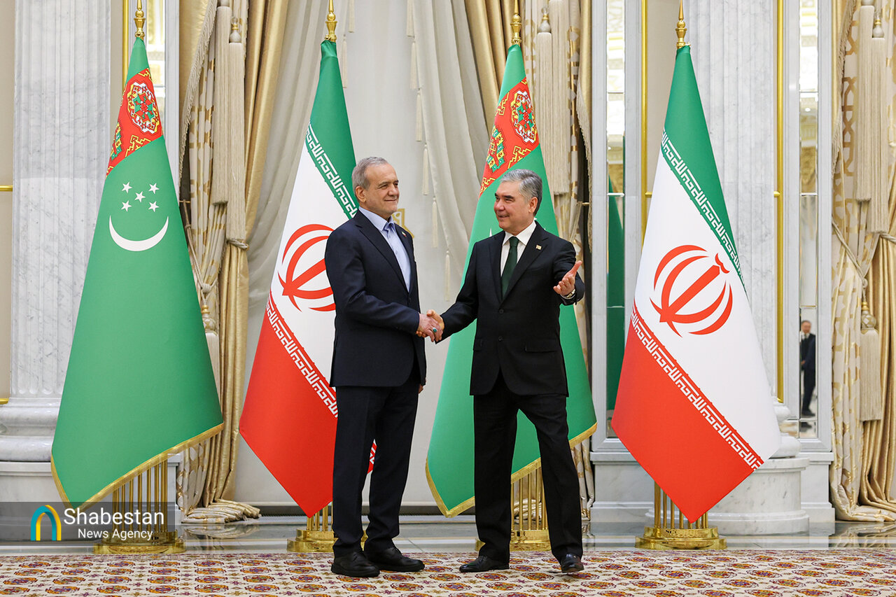 گزارش تصویری از سفر پزشکیان به ترکمنستان