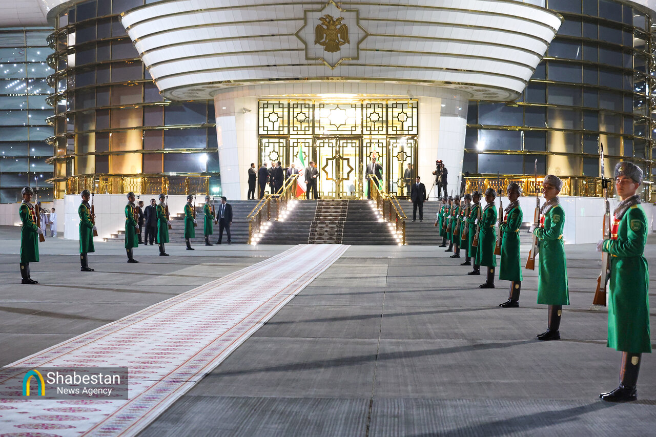 گزارش تصویری از سفر پزشکیان به ترکمنستان