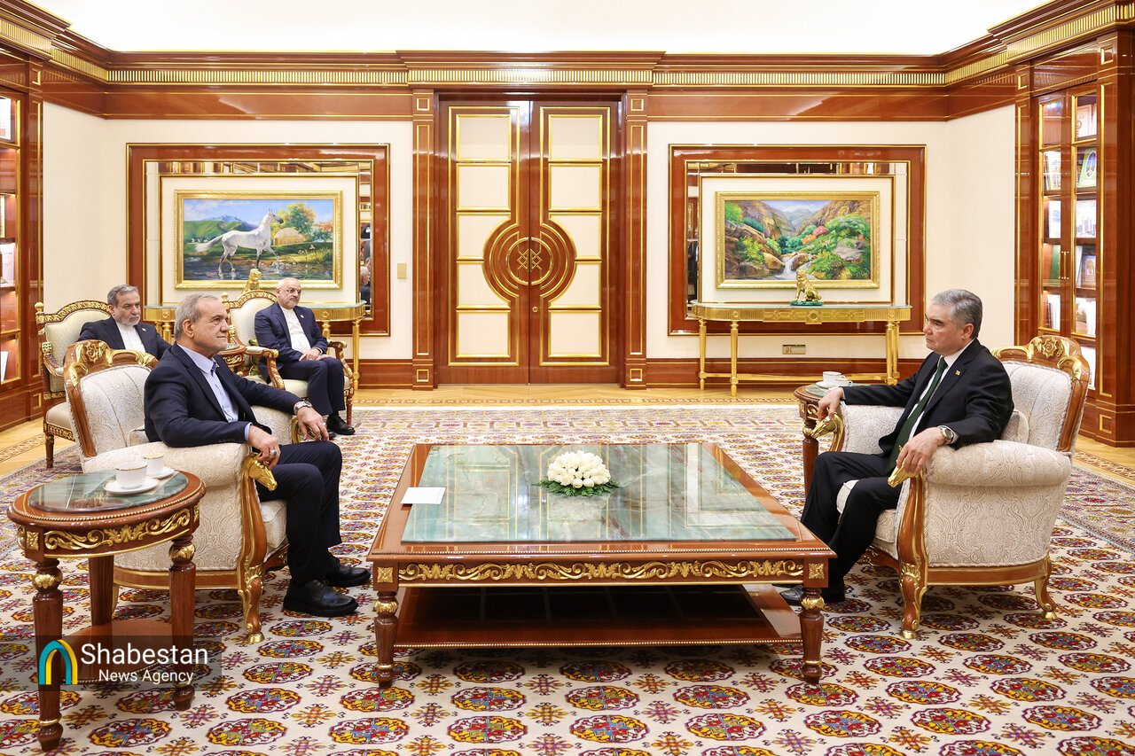 گزارش تصویری از سفر پزشکیان به ترکمنستان