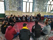 دیدار صمیمی امام جمعه خنداب با نوجوانان در حاشیه نماز جمعه