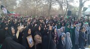اجتماع بانوان و پیاده‌روی حجاب فاطمی در پارک ملت مشهد
