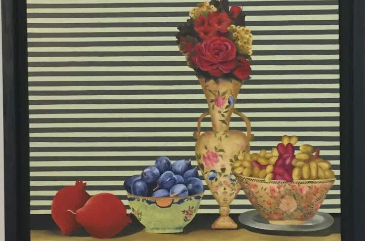 همه آثار نمایشگاه طبیعت بیجان ایرانی حجت امانی در سانفرانسیسکو بفروش رسید