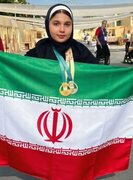 هستی شکوری، طلاییِ دبی شد