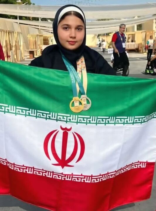 هستی شکوری، طلاییِ دبی شد