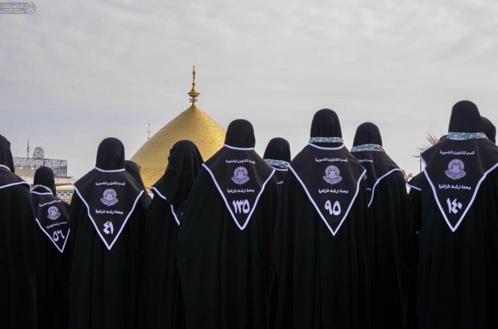 آستان مقدس علوی میزبان «آیین مرکزی بانوان» و طرح «راهنمایی بانوان زائر»